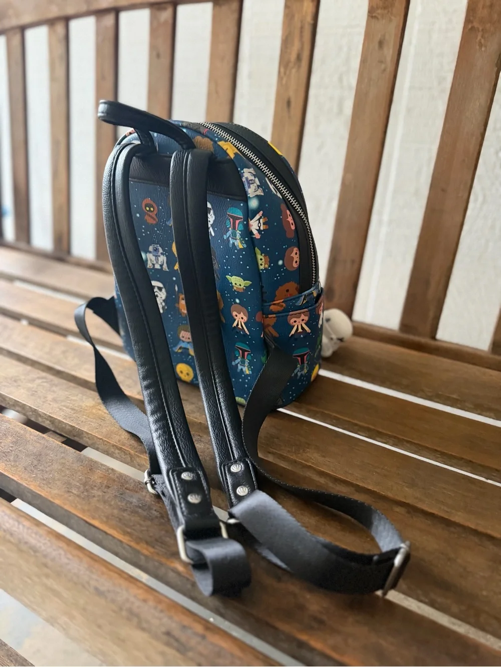 Loungefly Navy Star Wars Character Mini Backpack
